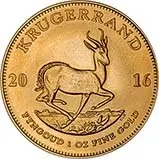 2016 1 oz Gold Krugerrand Bullion Coin