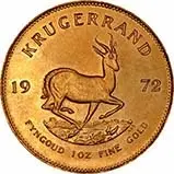 1972 1 oz Gold Krugerrand Bullion Coin