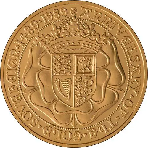 1989 Gold Full Sovereign Elizabeth II Proof 24242