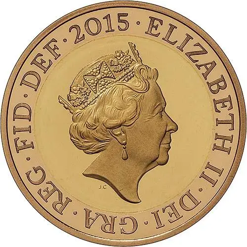2015 UK Coin £2 Gold Proof Definitive Britannia 24511