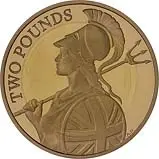 2015 UK Coin £2 Gold Proof Definitive Britannia