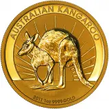 2011 Gold 1 oz Kangaroo Nugget $100 Perth Mint Bullion Coin