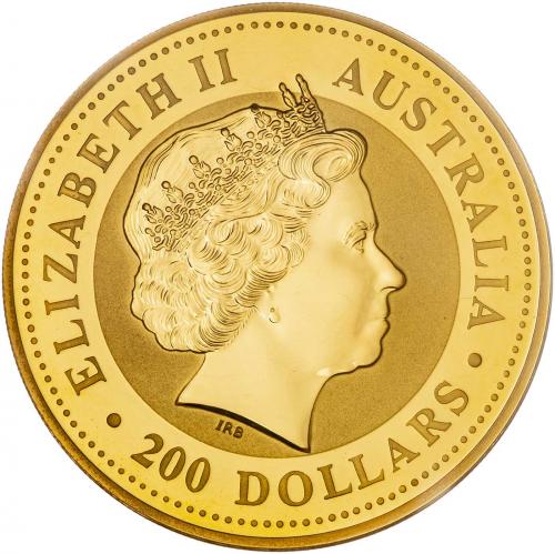 2008 Gold 2 oz Kangaroo Nugget Coin $200 Perth Mint | Chards