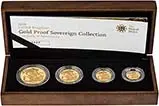 2008 4-Coin Gold Proof Sovereign Set
