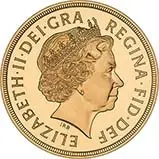 2008 4-Coin Gold Proof Sovereign Set Obverse