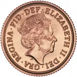 2016 Gold Half Sovereign Bullion Coin obverse