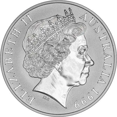 1999 1 oz Silver Coin Kangaroo Bullion 24712