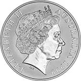 1999 1 oz Silver Coin Kangaroo Bullion 24712