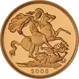 2006 Gold Full Sovereign Elizabeth II Proof Without Box Without Cert