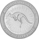 2016 Silver Bullion Ungraded 1 Ounce Kangaroo  Coin Australia Perth Mint reverse