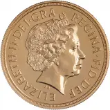 2006 Gold BU Quintuple St. George & Dragon £5 / Crown  Coin Single United Kingdom The Royal Mint obv