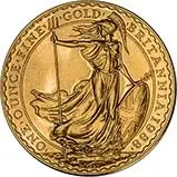 1988 1 oz Gold Britannia Bullion Coin