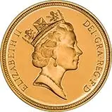 1994 Gold Sovereign Elizabeth II Proof Obverse