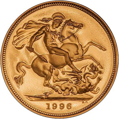 1996 Gold Sovereign Elizabeth II Proof | Chard