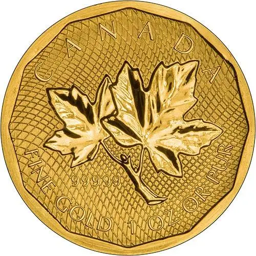 2008 1 oz Gold Coin Maple 99.999 In Card Bullion 24861