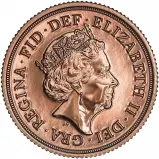 2018 Gold Sovereign Bullion Coin obverse chards image crop