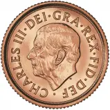2025 Gold Half Sovereign Bullion Coin obverse
