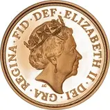 2019 Gold Proof Sovereign Queen Elizabeth II FIfth Portrait Jody Clark The Royal Mint 