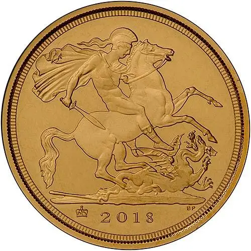 2018 Gold Proof Quarter Sovereign 20689