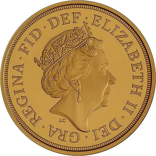2018 5-Coin Gold Proof Sovereign Set Obverse