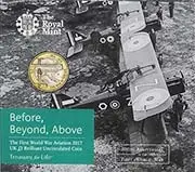 2017 UK Coin £2 BU Aviation - First World War