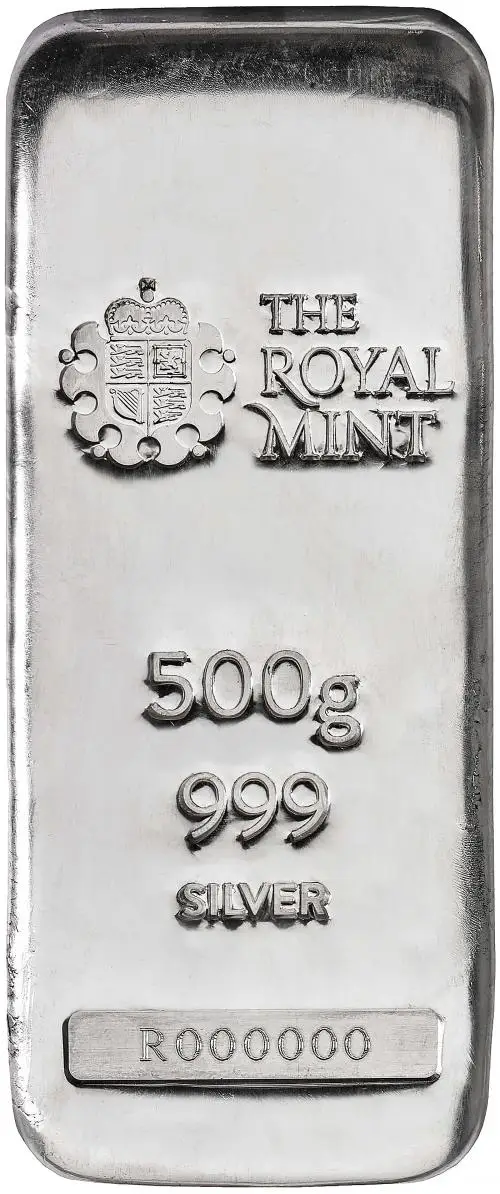 500g Silver Bar Royal Mint - Pre-Owned Reverse TRM img