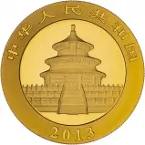 2013 Gold Uncirculated 1 Ounce Panda  Coin Single China Obverse