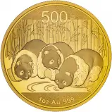 2013 Gold Uncirculated 1 Ounce 500 Yuan Panda Coin China