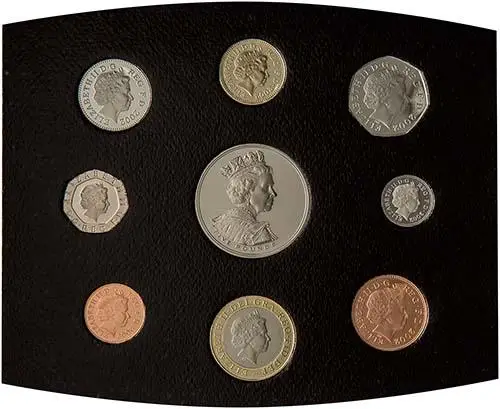 2002 Whole Coin Set UK Annual Proof - Standard 23719