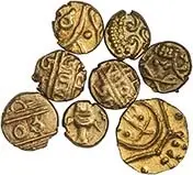 Fanam Gold Indian Coins