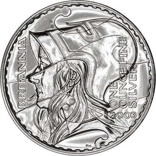 2003 1 oz Silver Coin Britannia Proof 23487