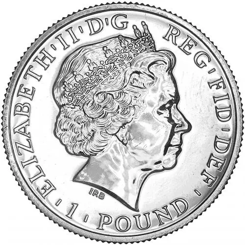 2011 0.5 oz Silver Uncirculated Britannia Coin  obverse