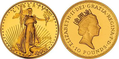 1996 Ladies of Freedom Gold Proof 2 Coin Set  22028