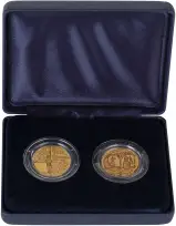 2002 Golden Jubilee Alderney and Guernsey Gold Proof 2-Coin Set