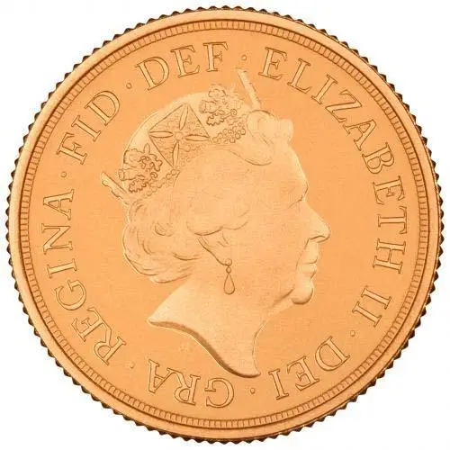 2015 Gold Full Sovereign Elizabeth II Proof Fifth Portrait 21023