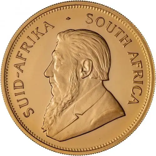 1980 Gold Proof 1 oz Krugerrand Coin  obverse