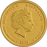 2018 0.05 oz Gold Coin Lunar Year of the Dog Perth Mint Bullion 24658