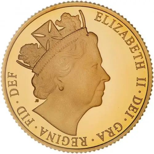 2016 Gold Full Sovereign Elizabeth II Proof obverse