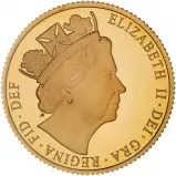 2016 Gold Full Sovereign Elizabeth II Proof obverse