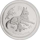 2018 Silver Year of the Dog 1 kg Bullion Coin | Chards