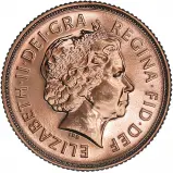 2008 Gold Sovereign Bullion Coin obverse chards image crop
