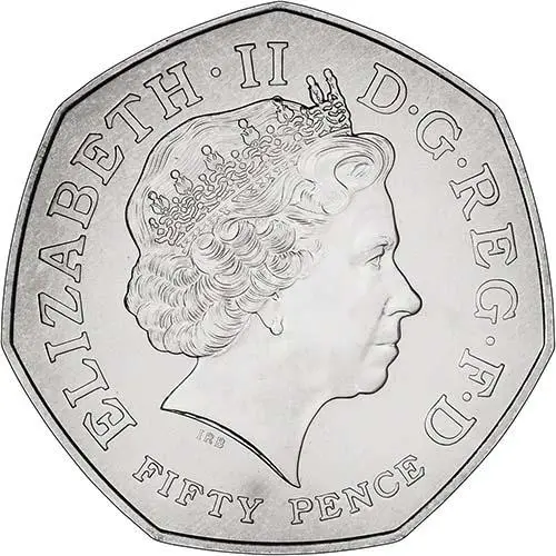 2009 UK Coin 50p BU Kew Gardens 23546