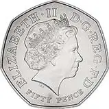 2009 UK Coin 50p BU Kew Gardens 23546