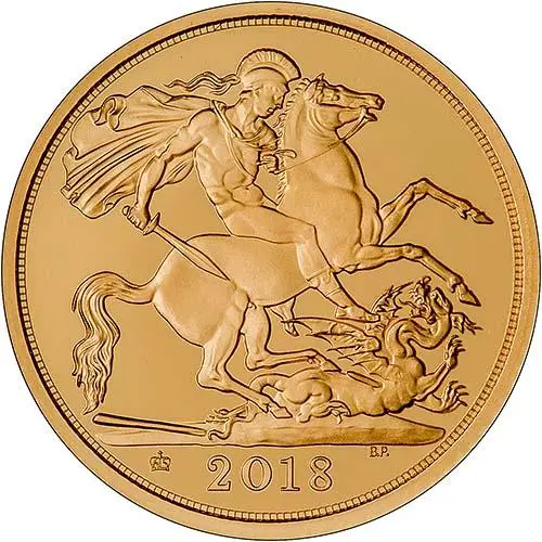 2018 Gold Proof Half Sovereign 24616