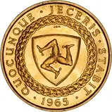 1965 Isle of Man UNC Set - Bicentenary of the Revestment Act - 3 Coins Bullion 23531