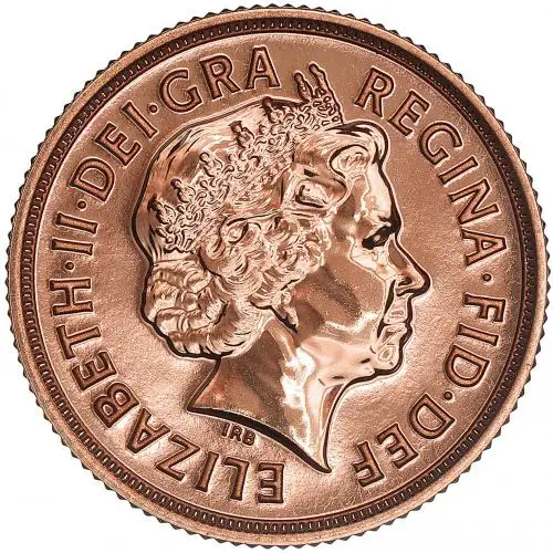 2014 Gold Sovereign Bullion Coin obverse chards image crop