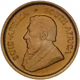1982 Gold 1/10 Ounce Krugerrand Coin OBVERSE
