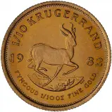1982 0.1 oz Gold Krugerrand Bullion Coin