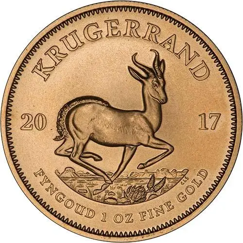 2017 1 oz Gold Coin Krugerrand Bullion 21416