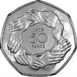 1973 UK Coin 50p European Economic Community Proof aFDC 